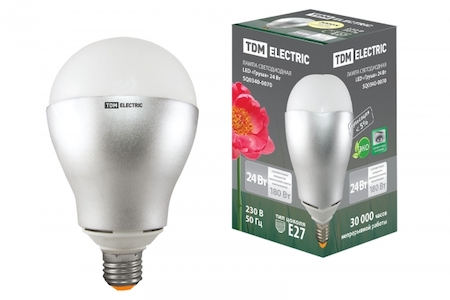TDM ELECTRIC SQ0340-0070 Лампа светодиодная Груша - 24 Вт - 220 В - 3000 К – E27 TDM